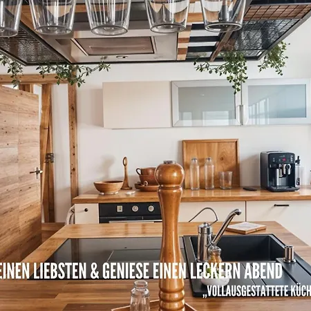 アパート Harzer Healing Center 2024 Gemuetliche Landhauswohnung Mit Fussbodenheizung,xxl Kochinsel,xxl Regenduschen,modern,hochwertig,persoenlich,vollausgestattet