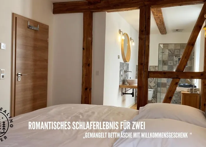 アパート Harzer Healing Center 2024 Gemuetliche Landhauswohnung Mit Fussbodenheizung,xxl Kochinsel,xxl Regenduschen,modern,hochwertig,persoenlich,vollausgestattet エルビンガーオーデ