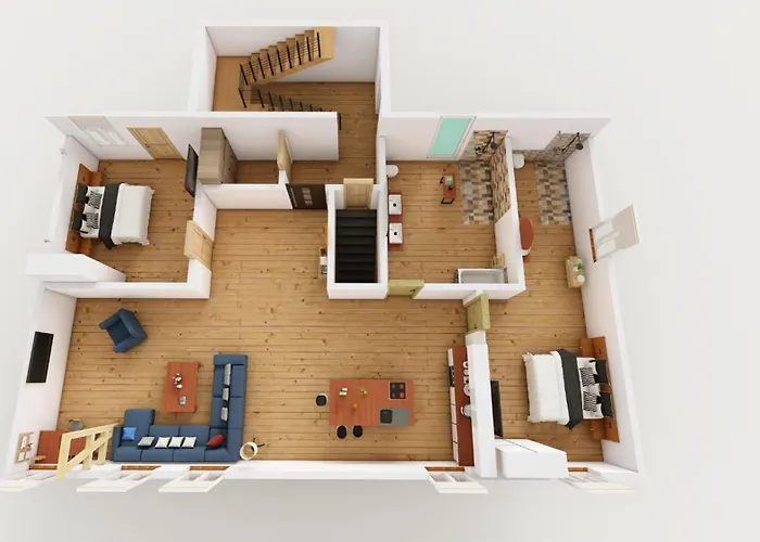 Lägenhet Harzer Healing Center 2024 Gemuetliche Landhauswohnung Mit Fussbodenheizung,xxl Kochinsel,xxl Regenduschen,modern,hochwertig,persoenlich,vollausgestattet Elbingerode (Saxony-Anhalt)